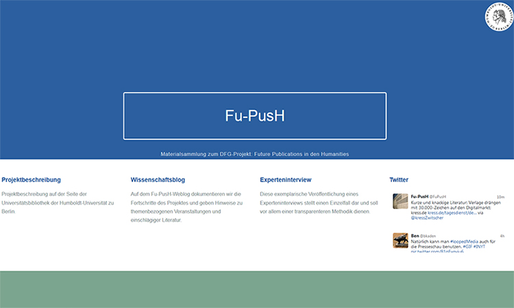 Screenshot Fu-PusH-Materialsammlung